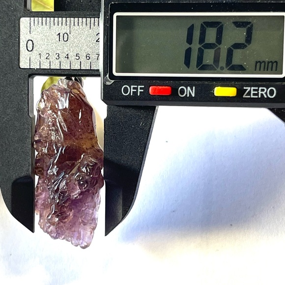 Raw Super Seven Pendant Natural Super Seven Gemstone Crystal Purple Pendant - Picture 10 of 11